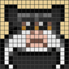 Das Logo der Tamarin Prover Software. Ein Tamarin-Affe im Pixel-Art-Stil.